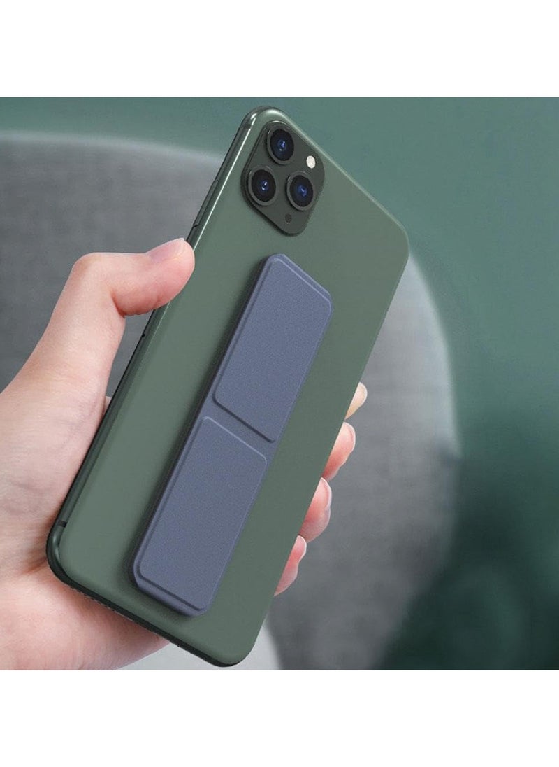 Sticky Mobile Phone Holder Lazy Multi-functional Vertical And Horizontal Stand Foldable Back Stick Mobile Phone Stand (Green)