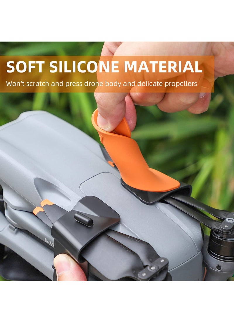 SYOSI - Propeller Holder Strap for DJI Air 3 Pro Drone, Props Strap Guard Blades Fixator for Mavic Air 3 Pro Accessories - Image 1