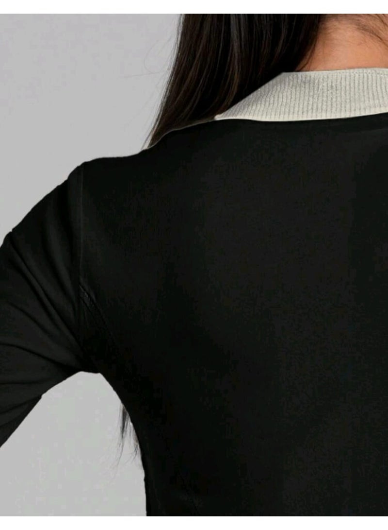 Shein Women's Basic Jacket And Tight-Fitting Outdoor Activities Travel Home Leisure Office And Gym - Image 5