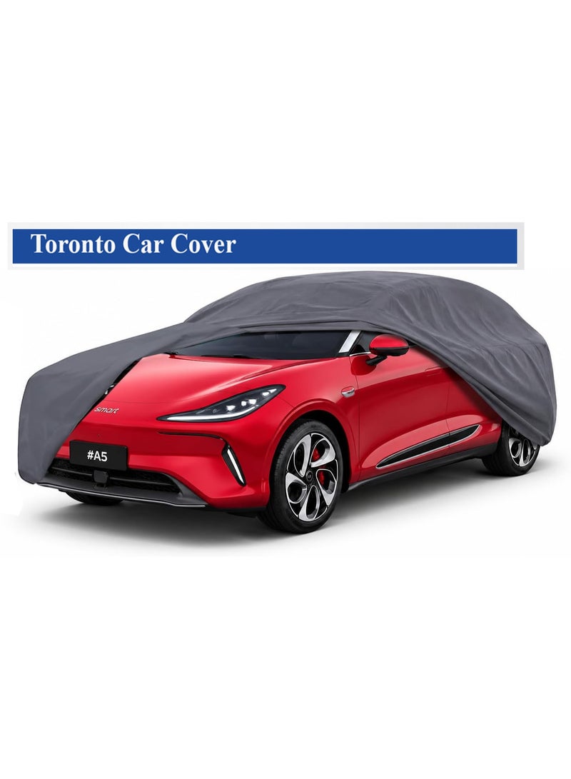 غطاء سيارة فاخر لسيارات IM Motors L6 و S6، حماية متعددة الطبقات لسيارات SUV، مزود بسحاب لجهة الباب وأحزمة مقاومة للرياح، للاستخدام الخارجي والداخلي في جميع الظروف الجوية