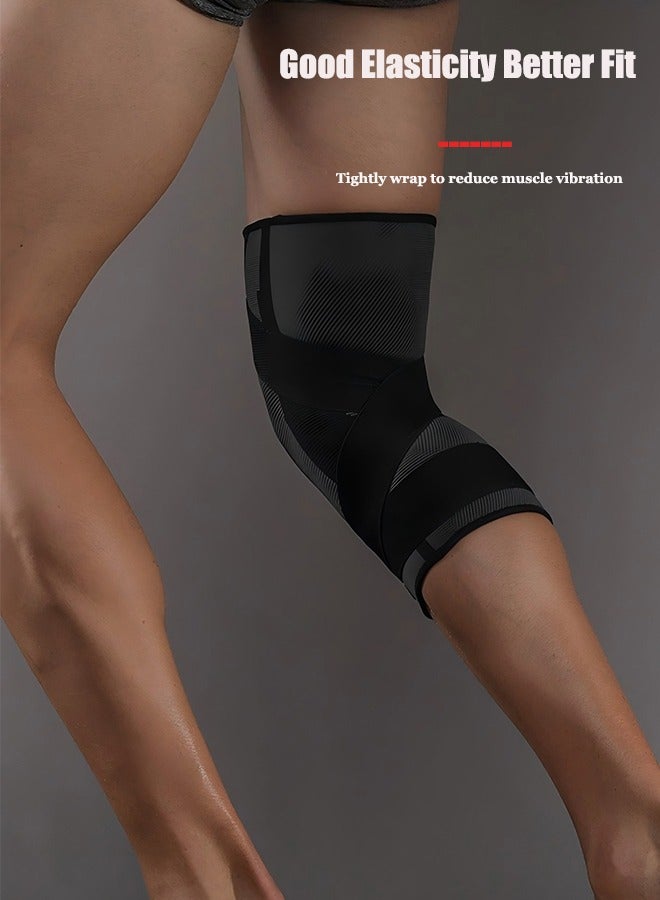 جينجبا سابورت دعامة الركبة الضاغطة من جينغبا - دعامة الركبة لعلاج آلام الركبة - دعامة الركبة للرجال والنساء - تسلق الجبال وركوب الدراجات وكرة السلة والجري واللياقة البدنية وحماية الغضروف المفصلي والتهاب المفاصل وتخفيف آلام المفاصل وما إلى ذلك - Image 4