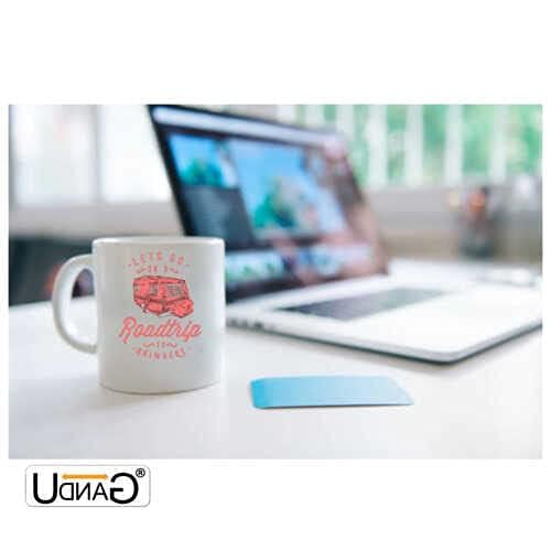 UDNAG White Ceramic Coffee/Tea Mug 'Roadtrip | Lets Go Roadtrip to Aniwhere' Perfect for Gifting [350ml] - Image 3