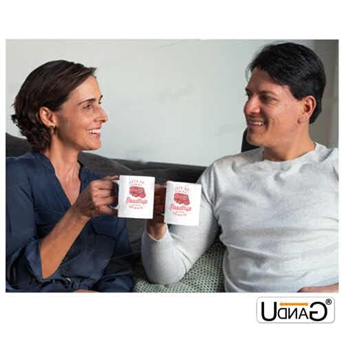 UDNAG White Ceramic Coffee/Tea Mug 'Roadtrip | Lets Go Roadtrip to Aniwhere' Perfect for Gifting [350ml] - Image 4