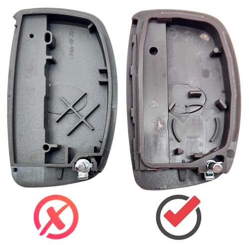 AYGUCEKE 4 Button Replacement Key Fob Cover Case fit for Hyundai Sonata Tucson Elantra Smart Key Fob Shell - Image 2