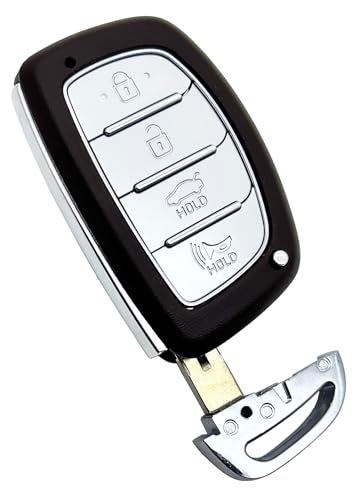 AYGUCEKE 4 Button Replacement Key Fob Cover Case fit for Hyundai Sonata Tucson Elantra Smart Key Fob Shell - Image 4