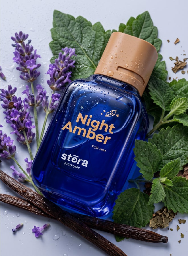 Stera Perfume BRIGHT NIGHTS Mixed Perfume Set of 4 - NIGHT AMBER (M) + WILD BLOOM (M) + MID NIGHT (W) + STAR LIGHT (W) Eau De Parfum - 50ml (Each), Premium Gift Set - Image 2