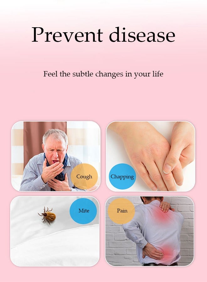 Household Digital Room Indoor Thermometers Hygrometer, Mini Humidity Meter,Hygrometer Room Temperature Monitor for Home/Office/Baby Room/Greenhouse,Desktop Clock with Temperature Measurement,White/B - Image 3