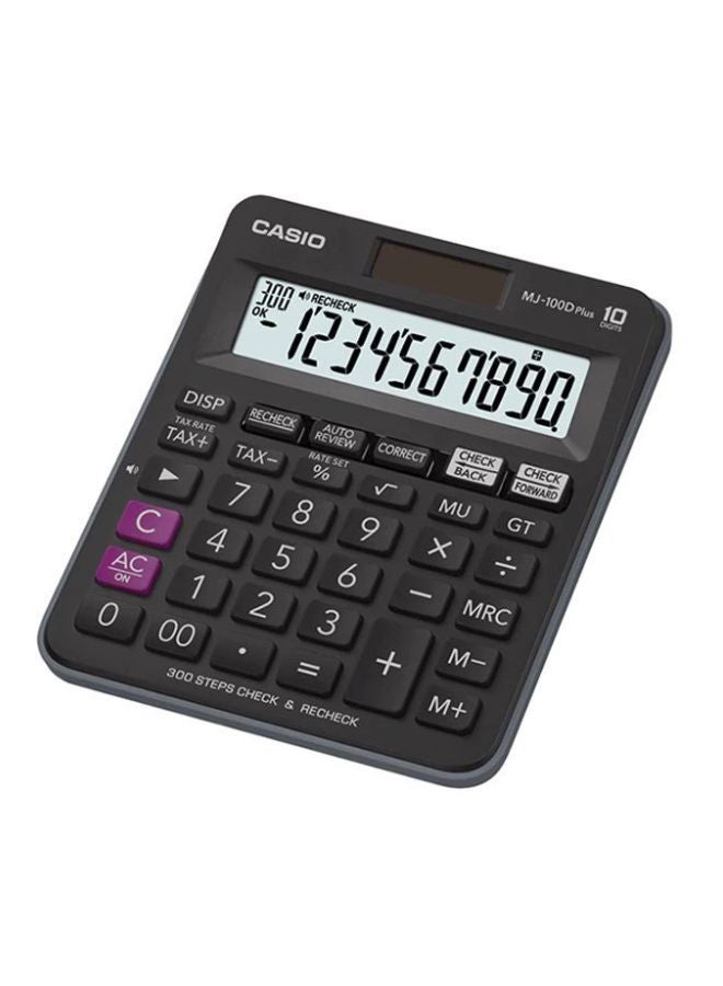 CASIO 10-Digit Financial Calculator MJ100D Plus Black - Image 1