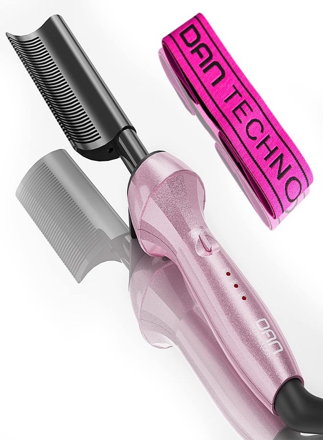 Dan Technology Curved 500-Degree Dual Voltage Electric Hot Comb Hair Straightener and Pressing Comb for Wigs and African American Hair - Image 1