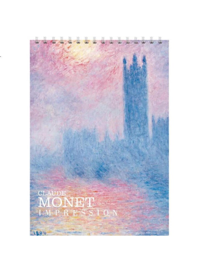 Painted Fish Tuotuoyu A4/30 Sheets Colored Pencil Sketchbook Drawing Book Children'S Drawing Book Thickened Beginner Art Sketching Doodling Coloring Book Non-Translucent Sunrise - Image 1