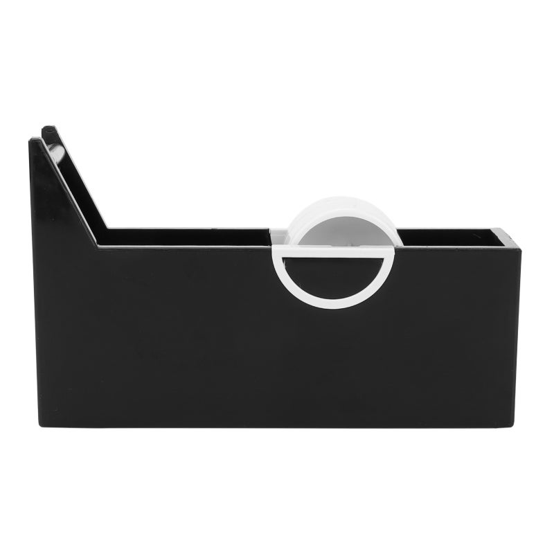Eyelash Extension Tape Dispenser: Black Stainless Steel Serrated Blade Non-slip Base - Portable Tape Holder Lightweight Durable Desktop Tape Cutter for Home Beauty Salon Office - Image 1