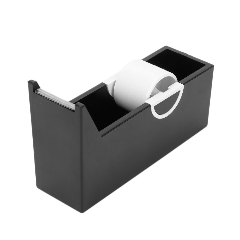 Eyelash Extension Tape Dispenser: Black Stainless Steel Serrated Blade Non-slip Base - Portable Tape Holder Lightweight Durable Desktop Tape Cutter for Home Beauty Salon Office - Image 5