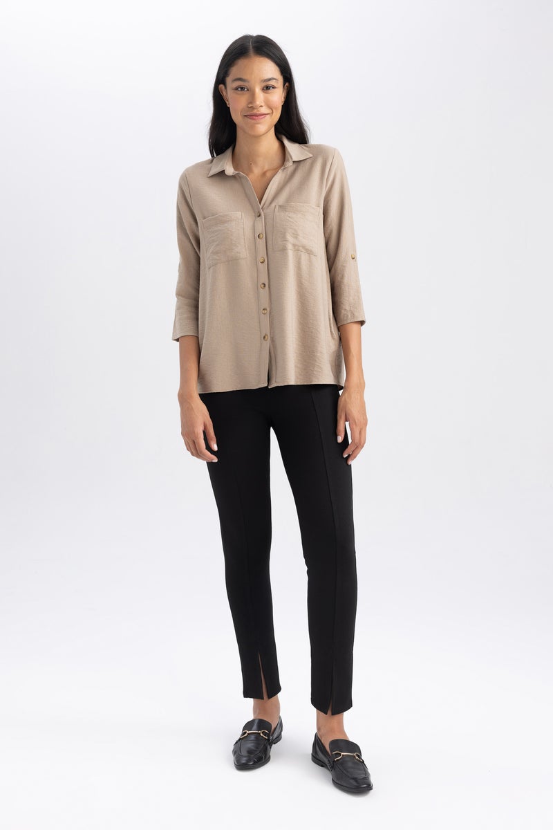 DeFacto Black Woman High Waist Leggings Casual - Image 1