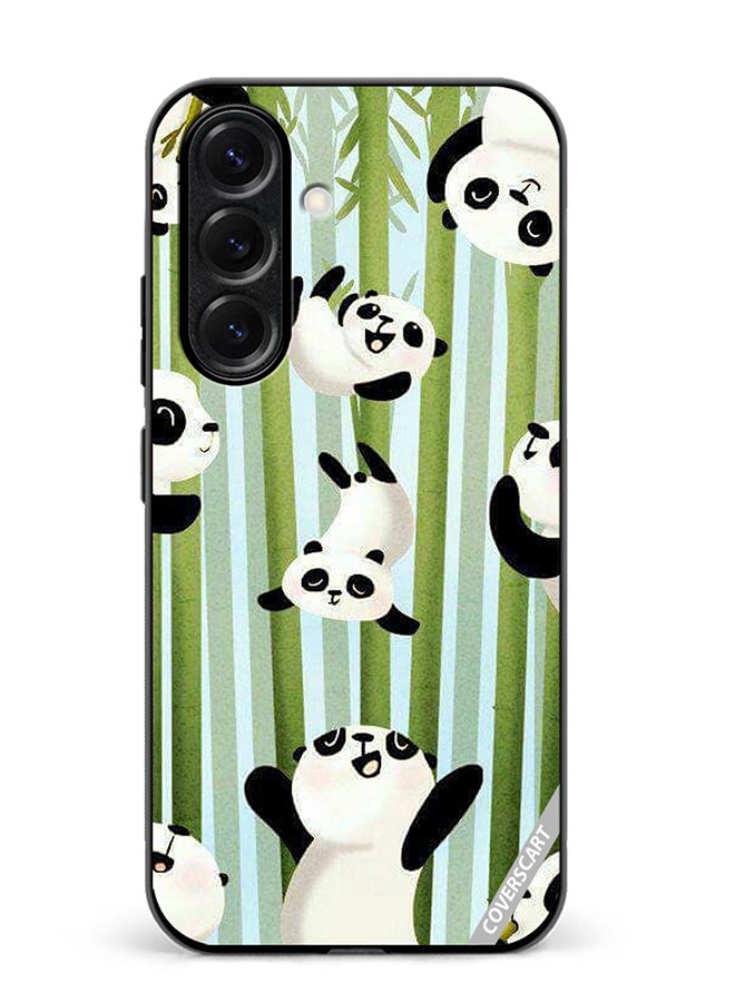VR CREATIVE Protective Case Cover For Samsung Galaxy S25 Bamboo Panda Design Multicolour