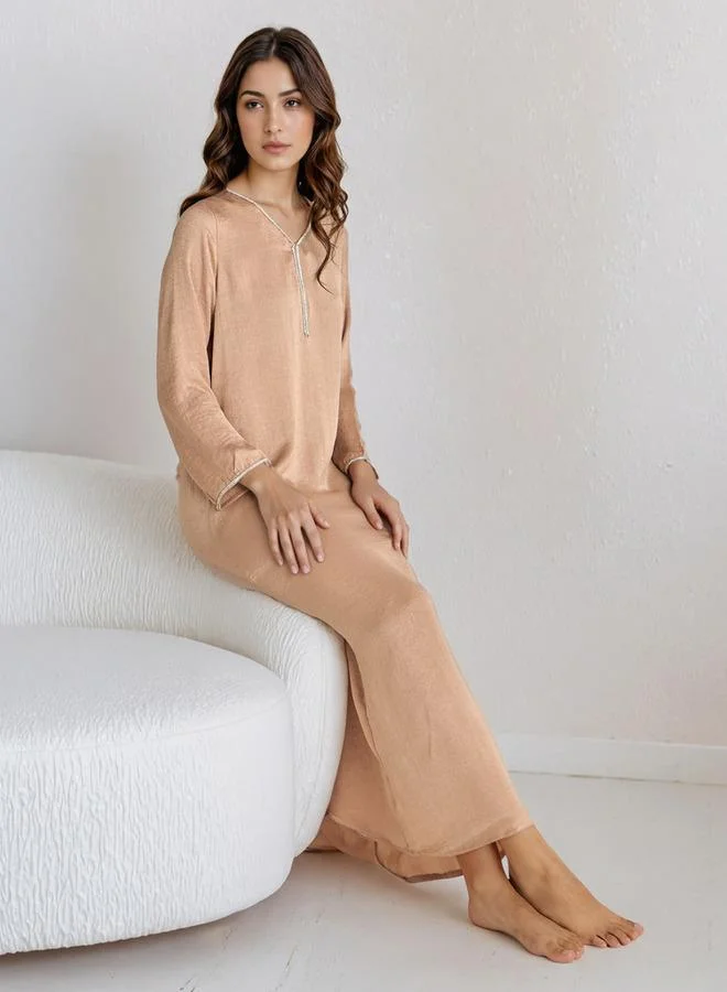 Splash FAV Nighty Maxi Length with V-neck