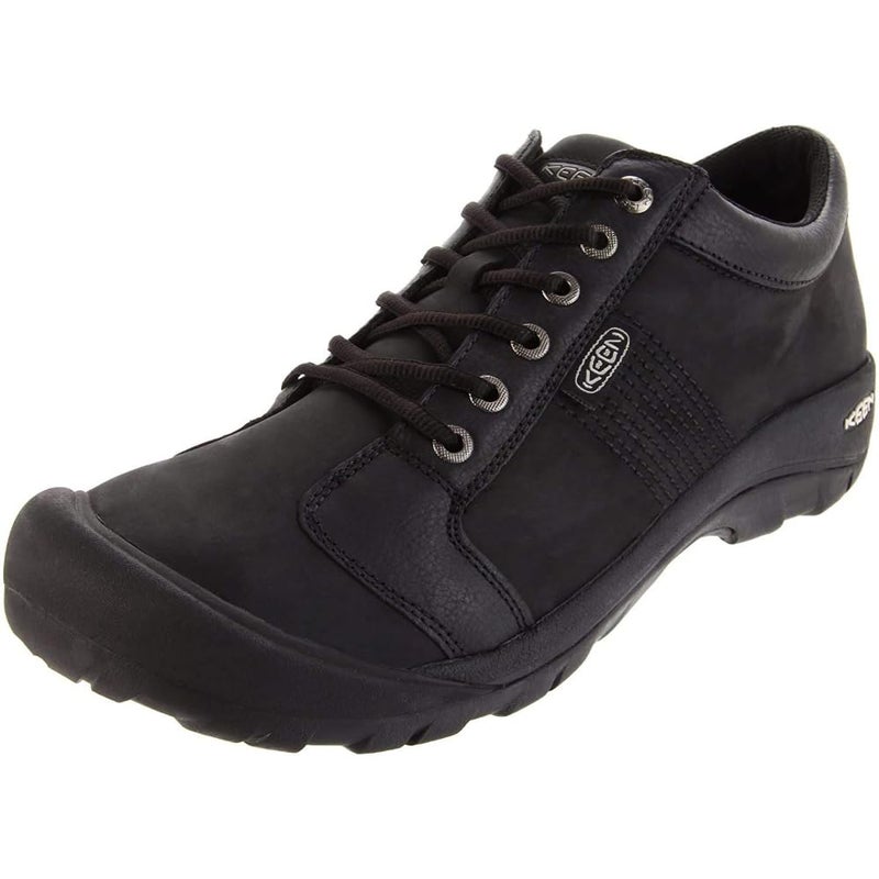 KEEN Mens Austin Low Height Leather Oxfords Black 12