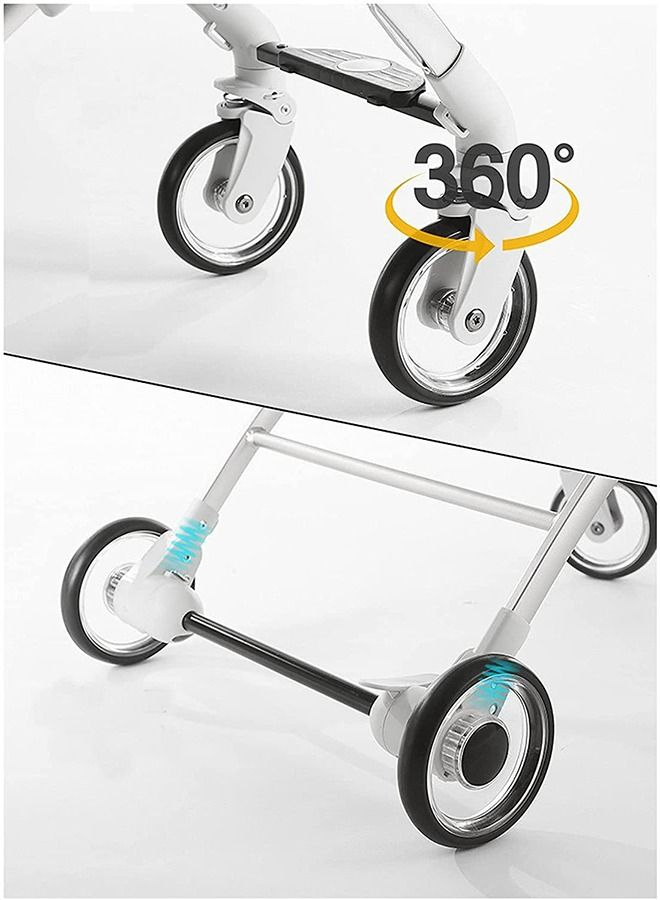 جي تي-ويل عربة أطفال محمولة بتصميم خاص للسفر ، عربة أطفال حديثي الولادة ، TR20 (أحمر) - Image 2