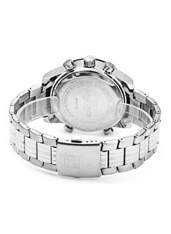 NAVIFORCE Naviforce 9024 men's analog digital mobile watch silver stainless steel strap -silver  - Image 2