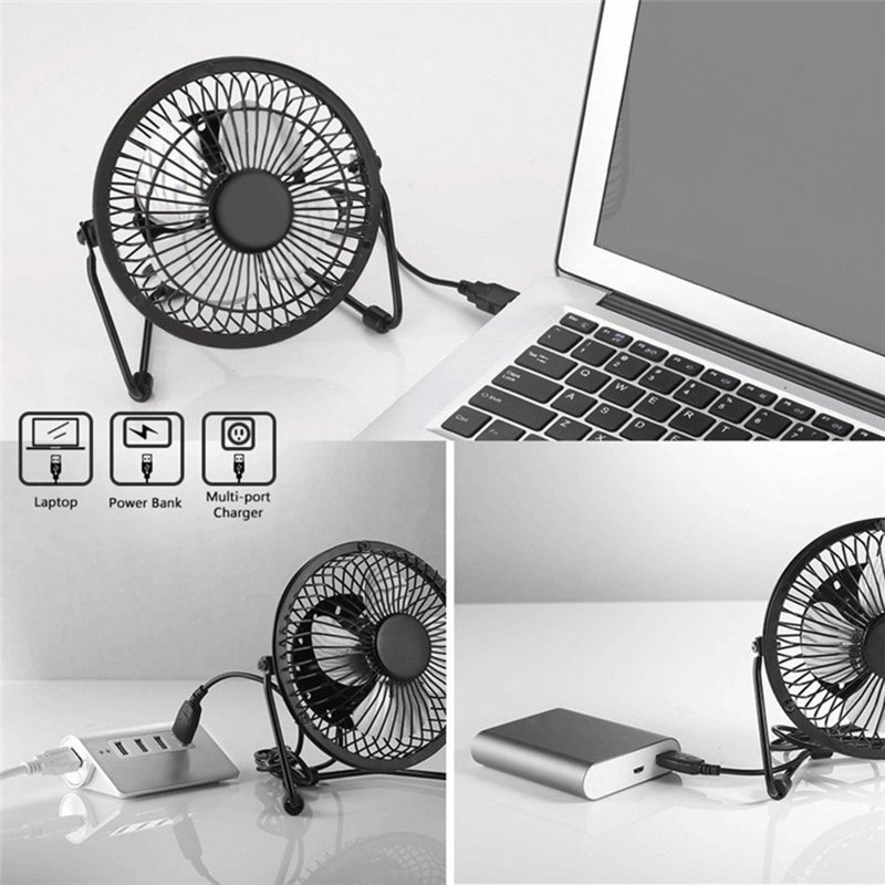 🌱 مروحة مكتب USB بالطاقة الشمسية مع دوران هادئ بزاوية حرة للاستخدام الخارجي وتبريد الدجاج 3 5 واط 6 إنش - Image 2