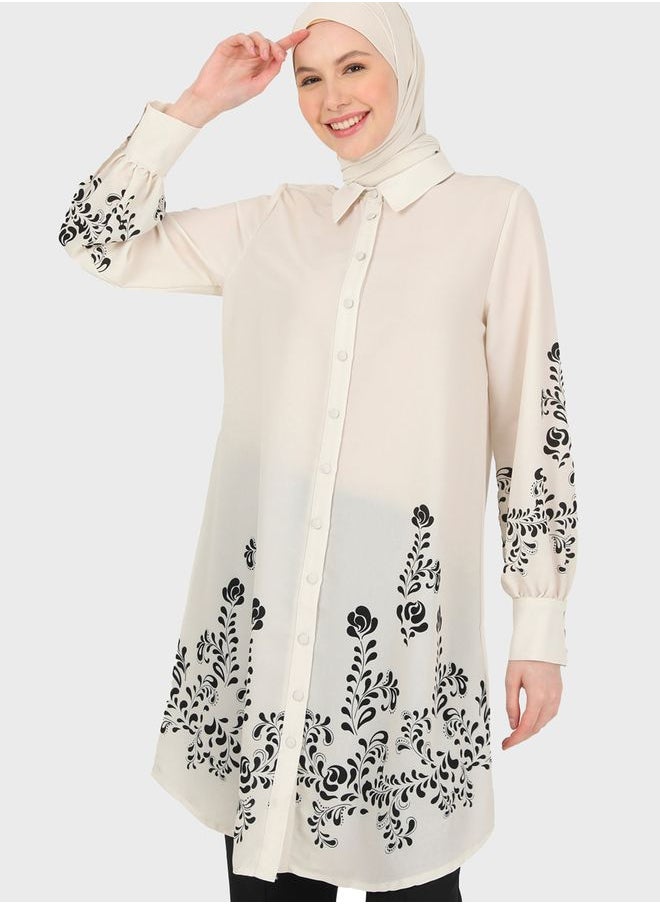 Button Detail Printed Tunic - pzsku/ZDC22410886CF31984B1BZ/45/_/1716345087/12ea4090-d609-4fef-b55e-66501a84e934