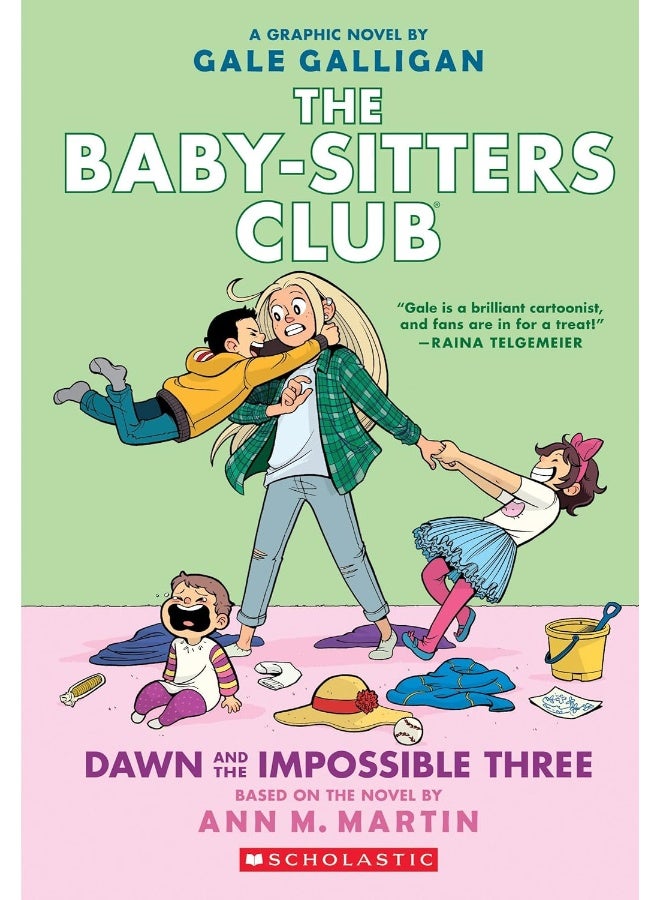 Dawn and the Impossible Three: A Graphic Novel (The Baby-Sitters Club #5): Full-Color Edition (5) (The Baby-Sitters Club Graphix)