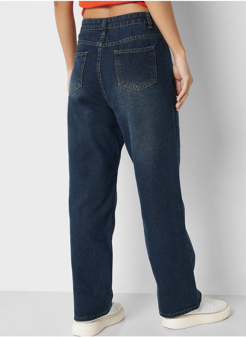 Ginger - Gradient Pocket Detail Jeans - Image 1