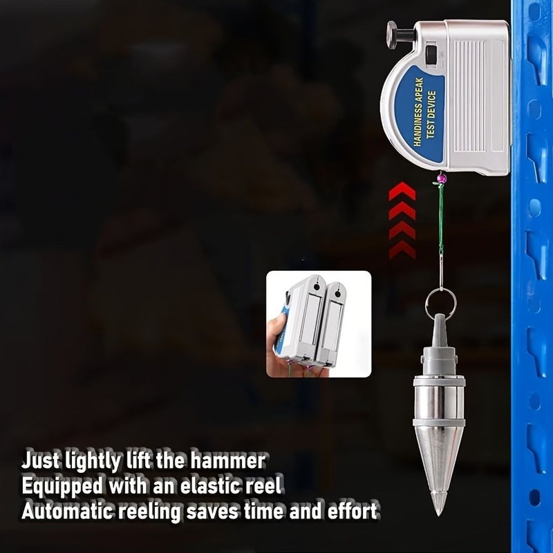 Automatic Magnetic Plumb Line Hammer Vertical Line Tool For Woodworking Construction 1pc - Image 5