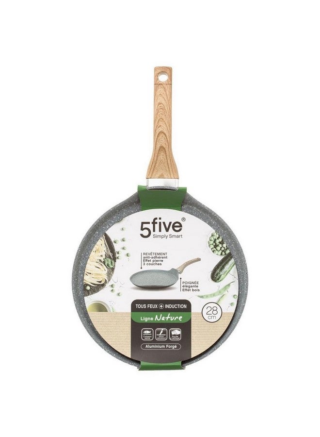 Five Simply Smart Nature Forged Aluminum Pancake Pan Grey and Beige 28 cm 124452A - Image 4