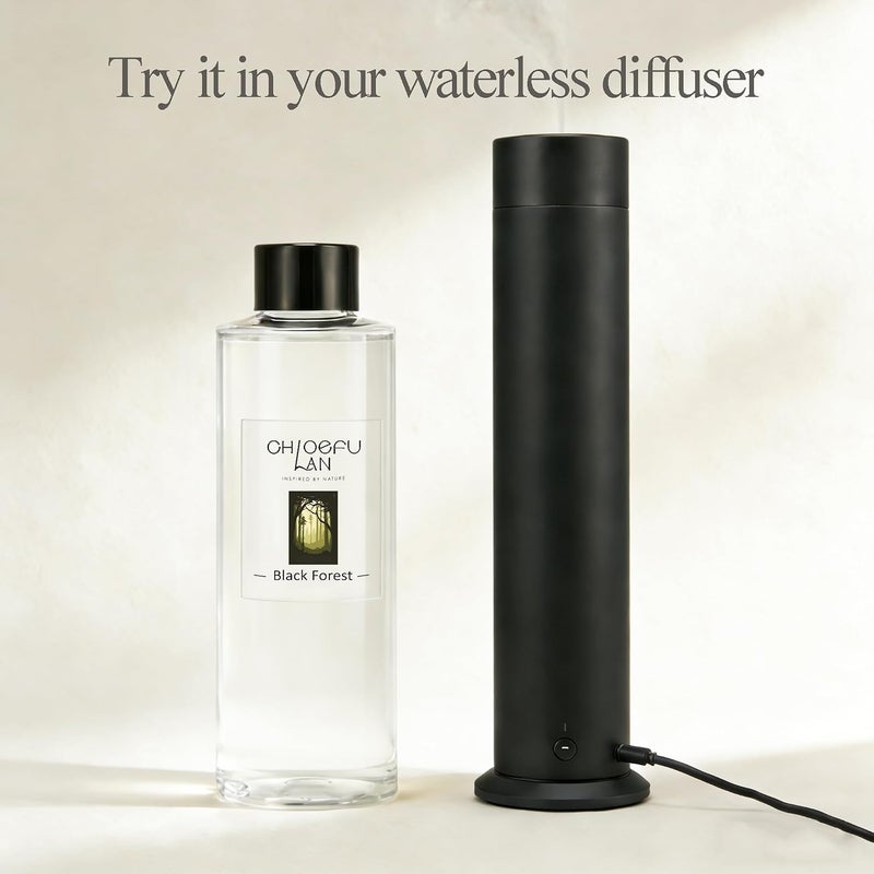 Chloefu LAN Black Forest Scented Oil Diffuser Refill 6.76 fl oz Natural Essential Oil, Aromatherapy, SPA and Home Decor for Men, 0% Alcohol, Unique Blend to Promote Sleep & Relieve Stress - Image 2