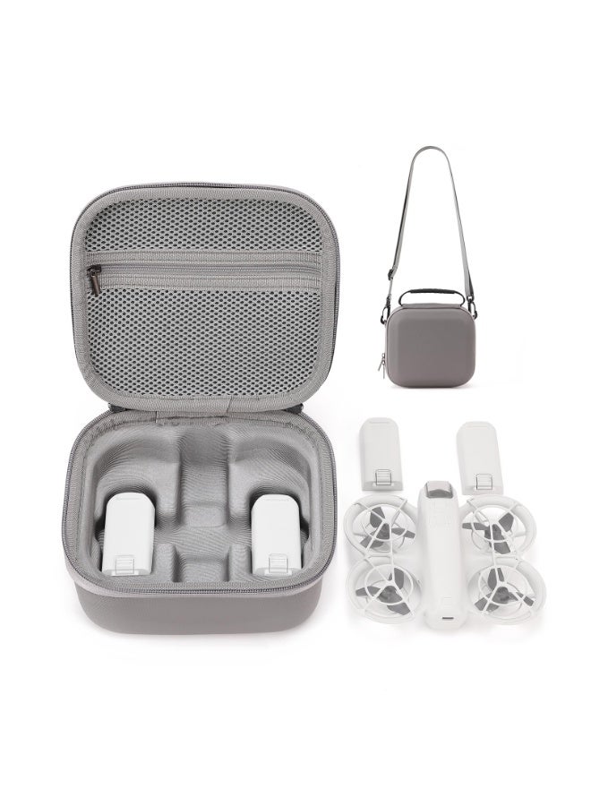 SYOSI Neo Case, Case For DJI NEO, DJI NEO Case Portable PU Storage Bag For DJI Neo Fly More Combo, Waterproof DJI Neo Drone Case Shoulder Bag For DJI Neo Drone And Batteries Accessories  - Image 1