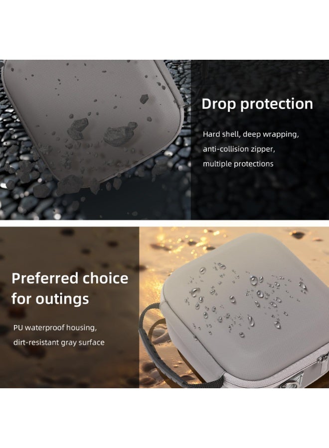 SYOSI Neo Case, Case For DJI NEO, DJI NEO Case Portable PU Storage Bag For DJI Neo Fly More Combo, Waterproof DJI Neo Drone Case Shoulder Bag For DJI Neo Drone And Batteries Accessories  - Image 3