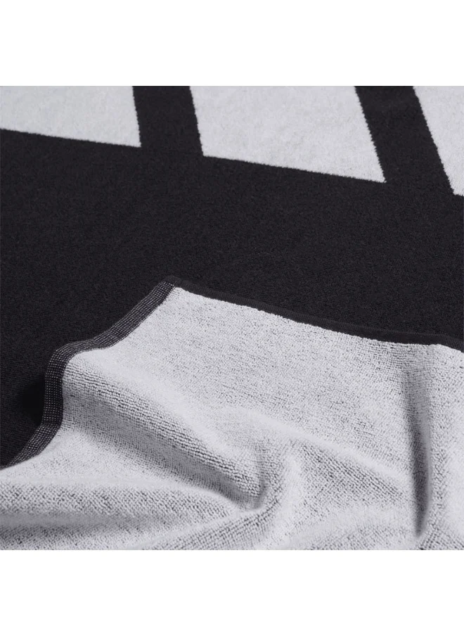 اديداس adidas 3BAR TOWEL LARG Black Swim TOWEL for Unisex - NS