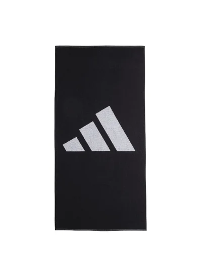 اديداس منشفة سباحة كبيرة سوداء للجنسين مقاس واحد