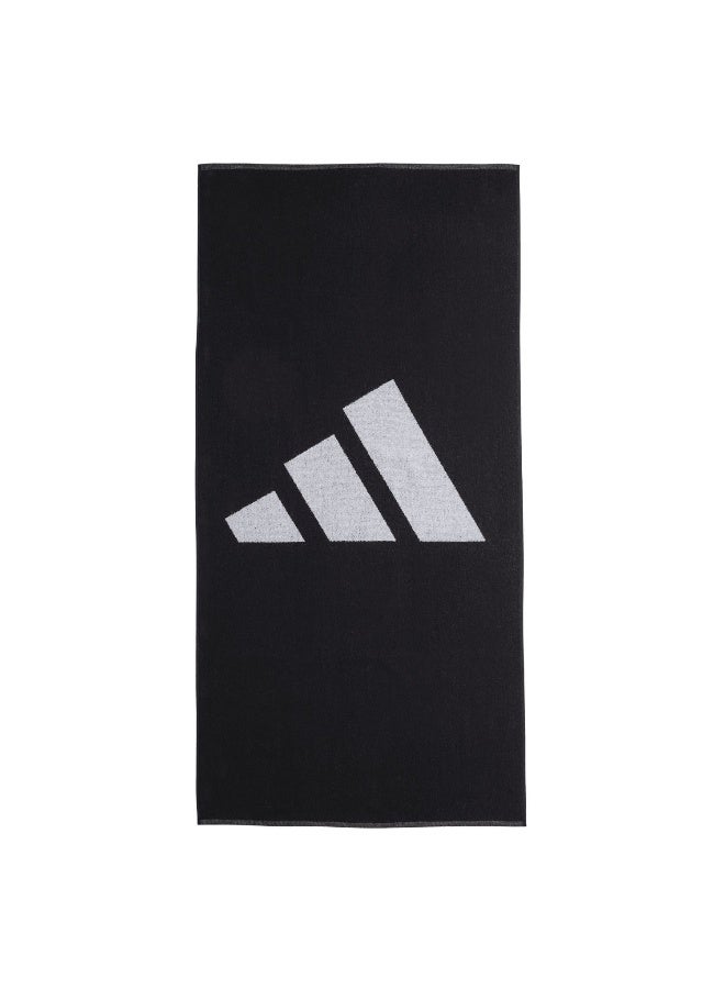 Adidas Adidas 3BAR TOWEL LARG Black Swim For Unisex 1 Size - Image 1