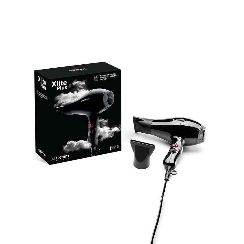 ELCHIM إلشيم - مجفف شعر إكسلايت بلس للشعر المتوسط والثخين - خفيف الوزن ومضغوط - 1875 واط - Image 2