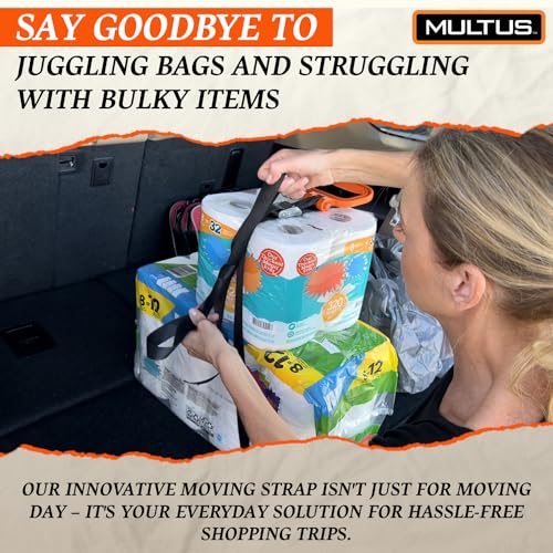 MULTUS -Moving Strap | Heavy Duty Carrying Strap for Boxes, Beach Gear, Camping, Hunting, Sports Equipment, Tents, & Outdoor Hauling - Image 2