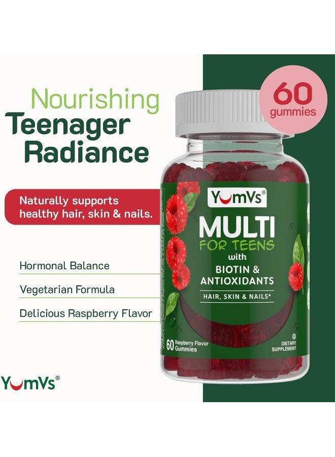 YumVs يوم فيس حبوب متعددة الفيتامينات للمراهقين للأولاد والبنات - Image 2