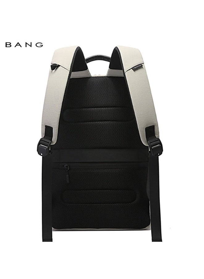Bange 7856 Oxford Fabric Business Laptop Backpack with USB Charging Port and Anti-Theft Travel Features - Image 4