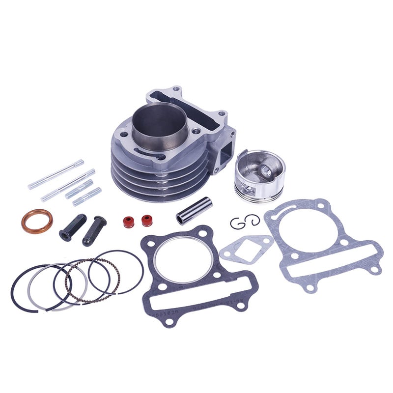 Glixal ATMT1008 Performance Big Bore Cylinder Kit GY6 80cc 47mm for 139QMB ATV Scooter Moped Go Kart