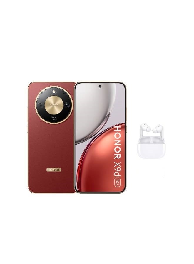 Honor X9D Dual SIM Reddish Brown 12GB RAM 256GB 5G With Free Honor X7 Lite Earbuds - Image 1
