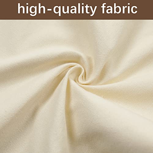 OKBA 10-Pack Blank Reusable Grocery Shopping Cloth Bags canvas tote bags Bulk DIY custom (canvas bags) - Image 2