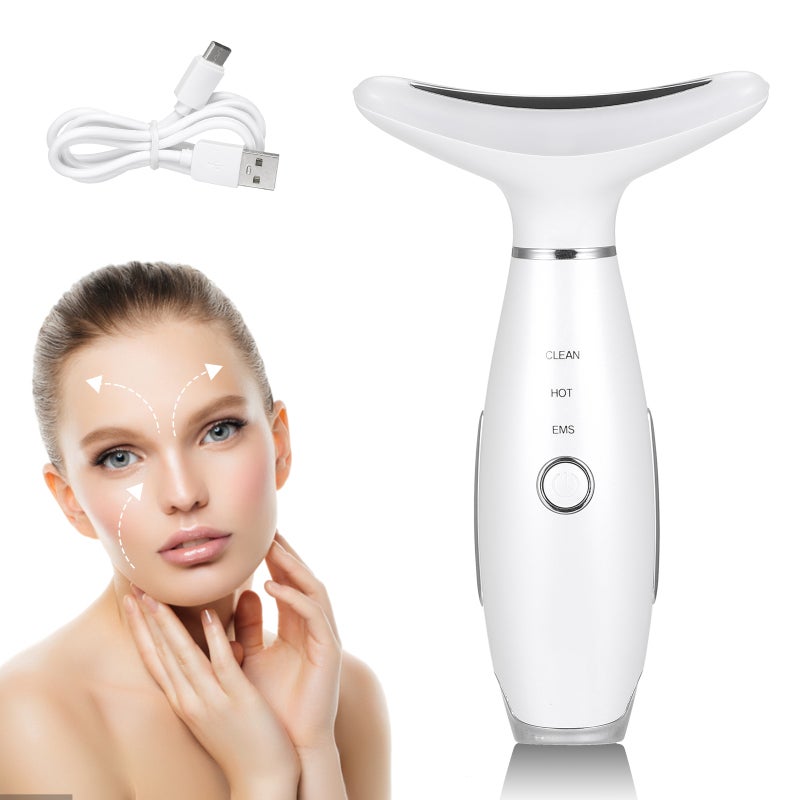 Neck Massager Led Photon Therapy Heating Neck Wrinkle Removal Machine Reduce Double Chin Skin Lifting - Image 4
