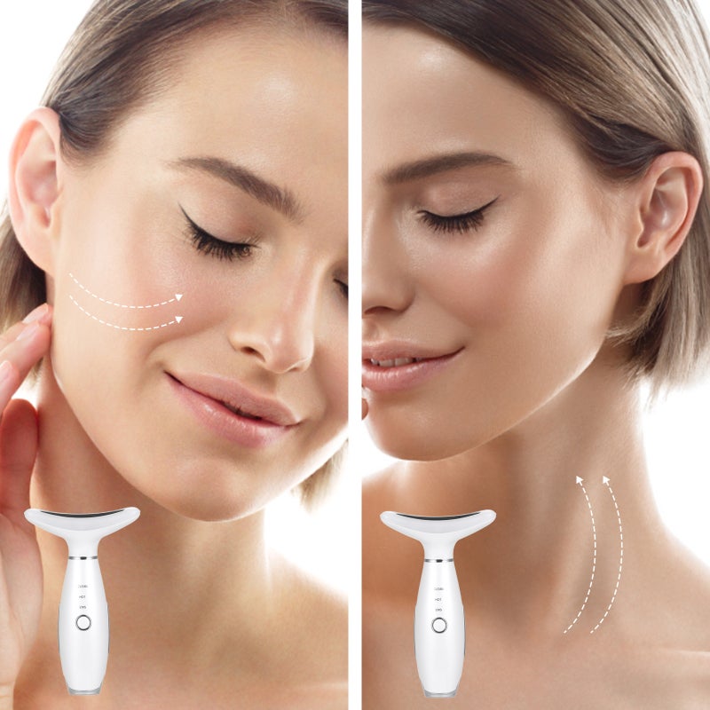 Neck Massager Led Photon Therapy Heating Neck Wrinkle Removal Machine Reduce Double Chin Skin Lifting - Image 5