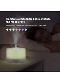 إيروريكس موزع الزيوت العطرية بالموجات فوق الصوتية مع جهاز ترطيب ضبابي 700 مل مع أضواء LED ملونة متغيرة وإيقاف تشغيل تلقائي بدون ماء  - Image 5