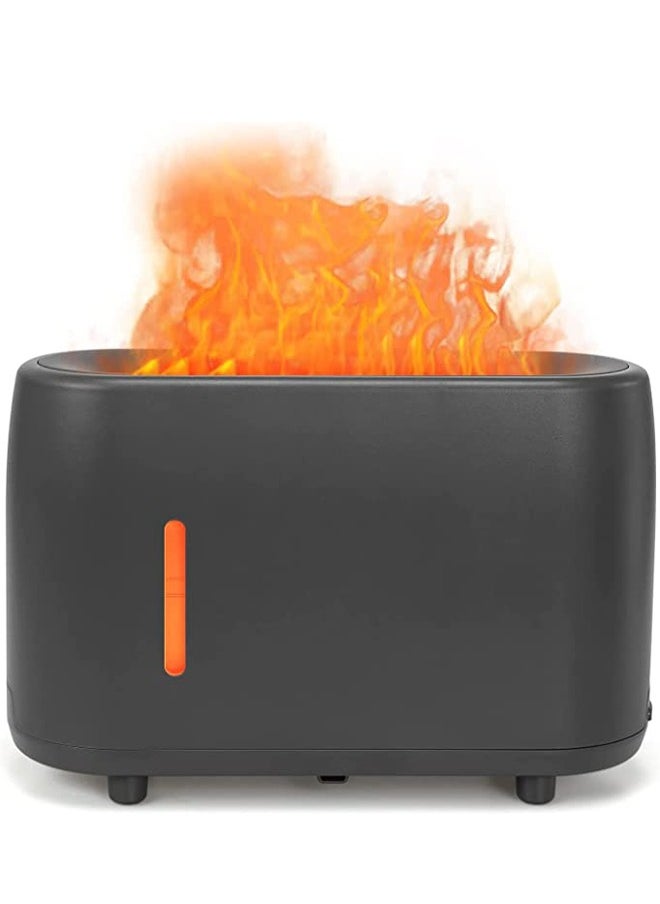 PADOM - Padom Essential Oil Diffuser with Flame Light, Aromatherapy Mist Humidifier 240ml Aroma Air Diffusers with Auto Shut-Off Protection for Home Office - Image 1
