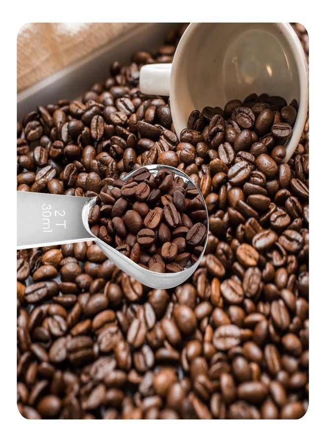 Septe Coffee Scoop set,2PCS Tablespoon Measuring spoon,Coffee Scoop for Ground Coffee(2TBSP(30ML*2)) - Image 3