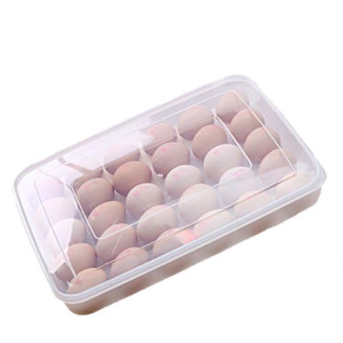 Styleys Plastic Egg Tray for Fridge 30 Eggs, Egg Box Transparent (S2172), rectangular - Image 5