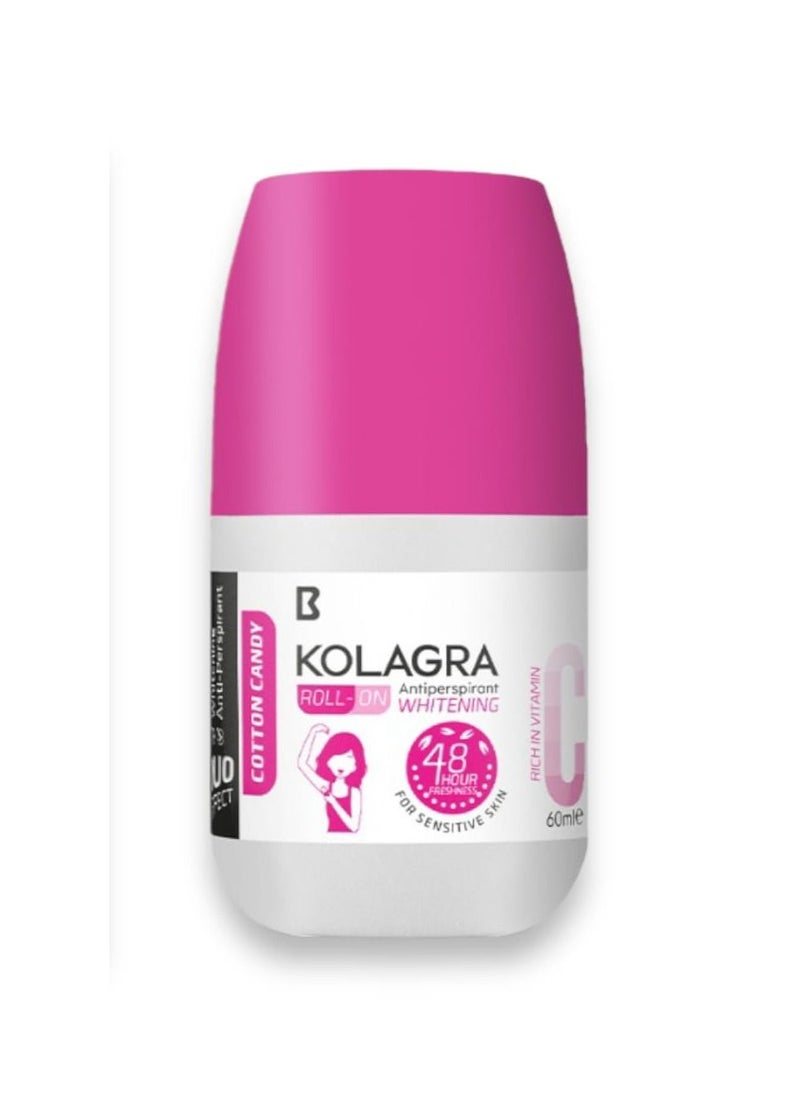 KOLAGRA - Kolagra whitening Roll on 2*1 promopack 1+1 Cotton Candy - Image 1