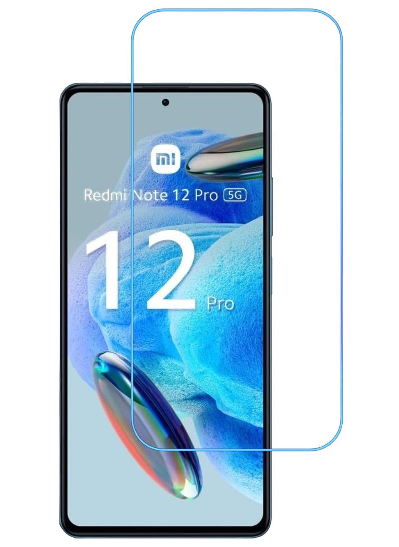 ACLIX Antistatic ESD Dustproof Premium Quality High Definition Clear Tempered Glass Screen Protector Designed For Xiaomi Redmi Note 12  Pro - Image 1