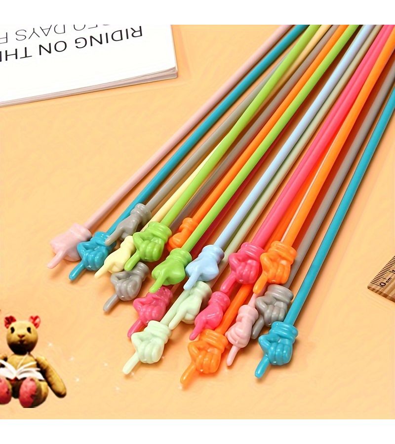 6Pcs Early Education Finger Reading Stick Learning Teaching Home Tutors - Image 1